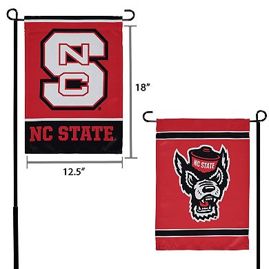 WinCraft NC State Wolfpack 12" x 18" Double-Sided Garden Flag