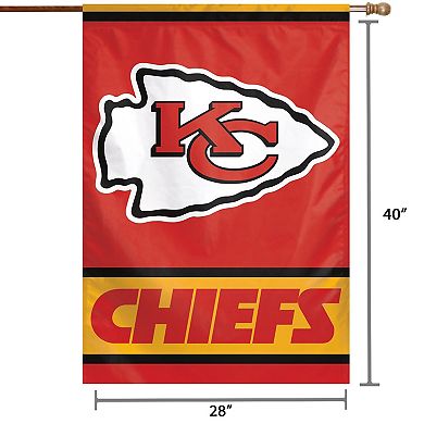 WinCraft Kansas City Chiefs 28" x 40" Primary Logo Single-Sided Vertical Banner
