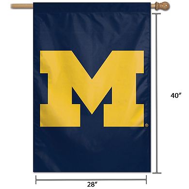 WinCraft Michigan Wolverines 28" x 40" Large Logo Single-Sided Vertical Banner