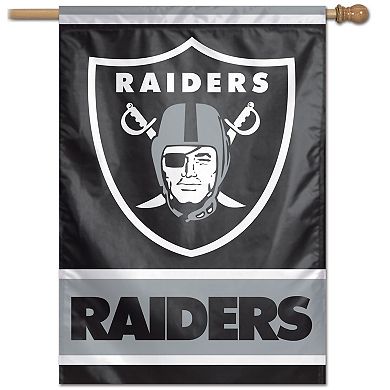 WinCraft Oakland Raiders 28" x 40" Wordmark Single-Sided Vertical Banner
