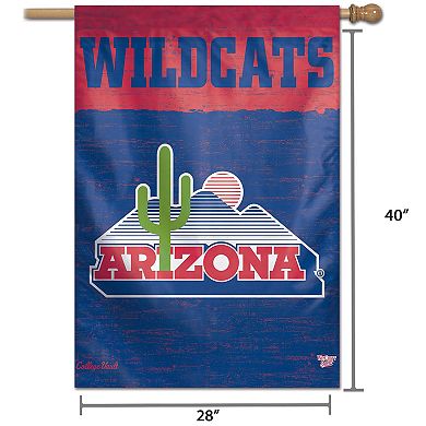 WinCraft Arizona Wildcats 28" x 40" College Vault Single-Sided Vertical Banner