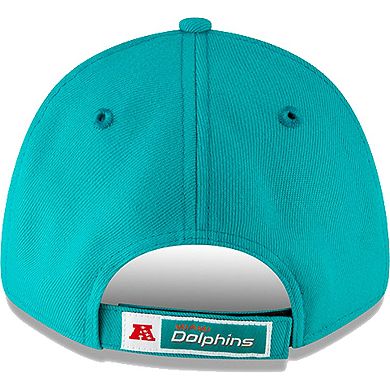 Men's New Era Aqua Miami Dolphins 9FORTY The League Adjustable Hat