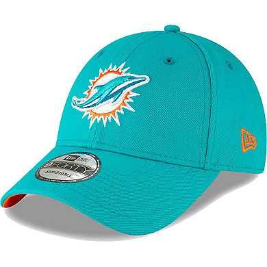 Men's New Era Aqua Miami Dolphins 9FORTY The League Adjustable Hat