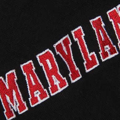 Youth Stadium Athletic Black Maryland Terrapins Big Logo Pullover Hoodie