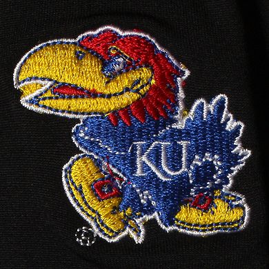 Women's ZooZatz Black Kansas Jayhawks Fleece Leggings