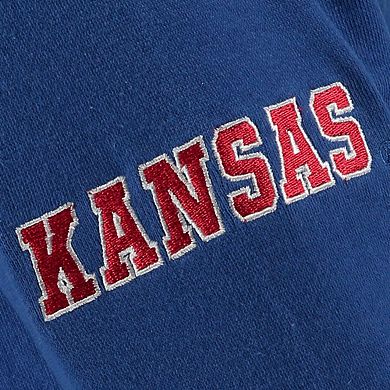 Youth Stadium Athletic Royal Kansas Jayhawks Big Logo Pullover Hoodie