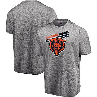 Men's Majestic Gray Chicago Bears Showtime Pro Grade Cool Base T-Shirt
