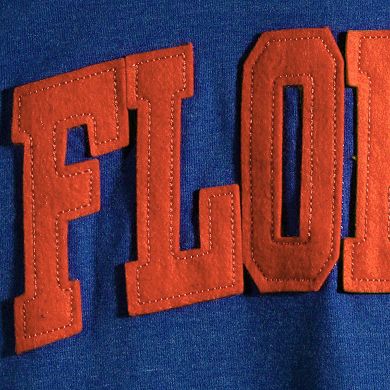 Women's Pressbox Royal Florida Gators Two-Hit Canyon Long Sleeve T-Shirt