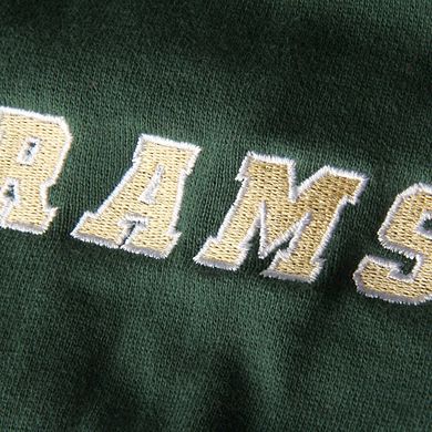 Women's Stadium Athletic Green Colorado State Rams Big Logo Pullover Hoodie