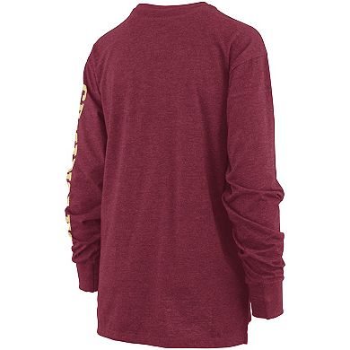 Women's Pressbox Garnet Florida State Seminoles Two-Hit Canyon Long Sleeve T-Shirt