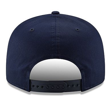 Men's New Era Navy New England Patriots Basic 9FIFTY Adjustable Snapback Hat