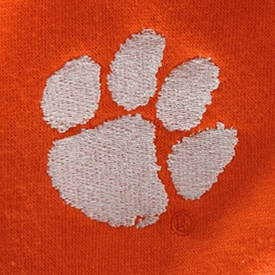 Women's Stadium Athletic Orange Clemson Tigers Arched Name Full-Zip Hoodie
