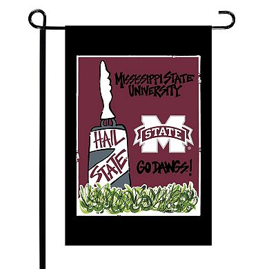 Mississippi State Bulldogs 12" x 18" Double-Sided Garden Flag