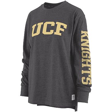 Women's Pressbox Black UCF Knights Two-Hit Canyon Long Sleeve T-Shirt