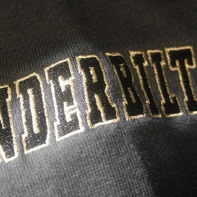 Youth Stadium Athletic Charcoal Vanderbilt Commodores Big Logo Pullover Hoodie
