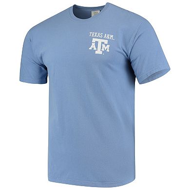 Men's Blue Texas A&M Aggies Flag Local Comfort Color T-Shirt