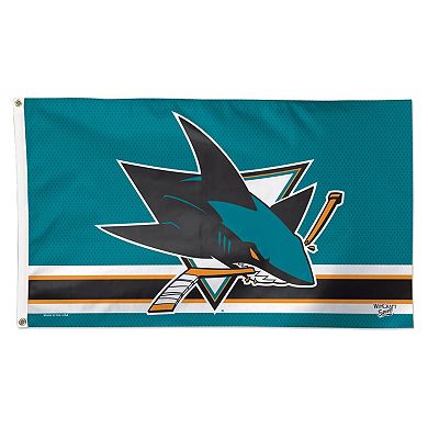 WinCraft San Jose Sharks Deluxe 3' x 5' One-Sided Flag