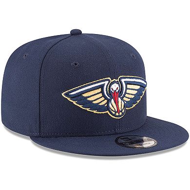 Men's New Era Navy New Orleans Pelicans Official Team Color 9FIFTY Snapback Hat