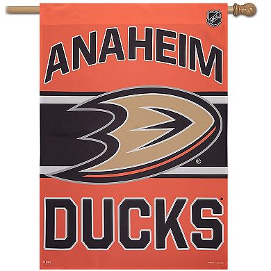 WinCraft Anaheim Ducks 28" x 40" Wordmark Single-Sided Vertical Banner