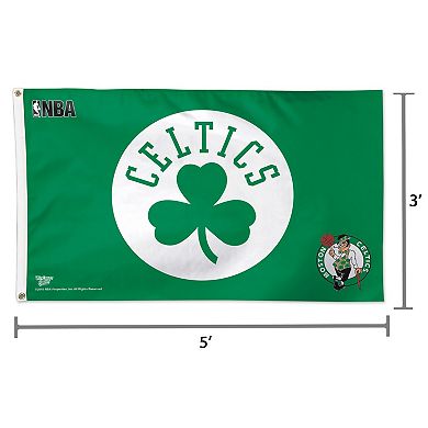 WinCraft Boston Celtics Single-Sided 3' x 5' Deluxe Team Logo Flag