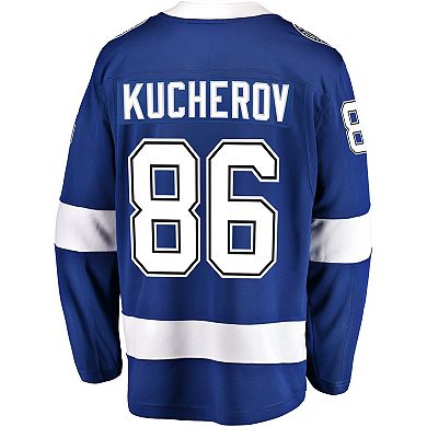 Men's Fanatics Branded Nikita Kucherov Blue Tampa Bay Lightning Home Breakaway Player Jersey