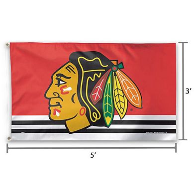 WinCraft Chicago Blackhawks Primary Logo 3' x 5' Deluxe Flag