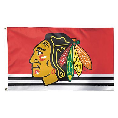 WinCraft Chicago Blackhawks Primary Logo 3' x 5' Deluxe Flag