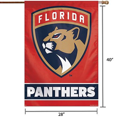 WinCraft Florida Panthers 28" x 40" Wordmark Single-Sided Vertical Banner