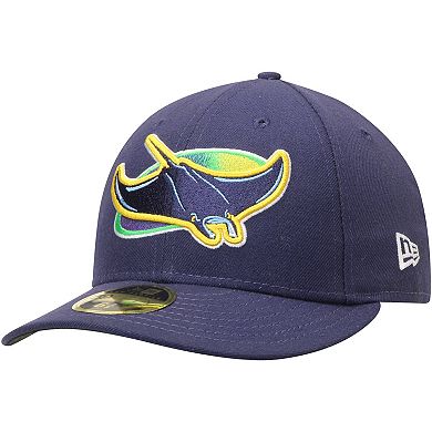 Men's New Era Navy Tampa Bay Rays Alternate Authentic Collection On-Field Low Profile 59FIFTY Fitted Hat