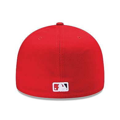 Men's New Era Red Washington Nationals Game Authentic Collection On-Field Low Profile 59FIFTY Fitted Hat