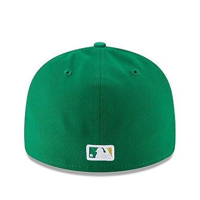 Men's New Era Green Oakland Athletics Alt Authentic Collection On-Field Low Profile 59FIFTY Fitted Hat