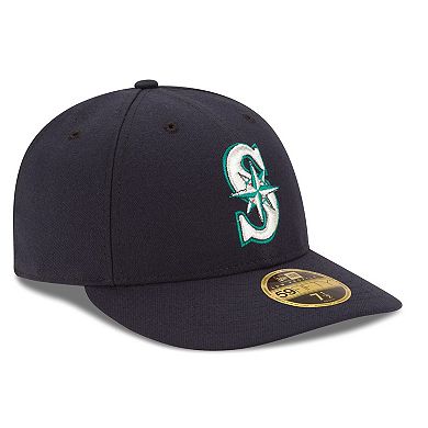 Men's New Era Navy Seattle Mariners Authentic Collection On Field Low Profile Game 59FIFTY Fitted Hat