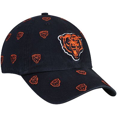 Women's '47 Navy Chicago Bears Confetti Clean Up Adjustable Hat