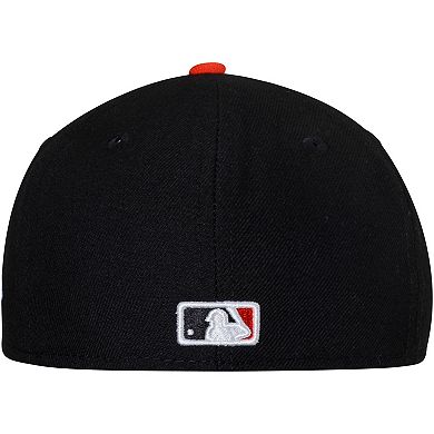 Youth New Era White/Orange Baltimore Orioles Authentic Collection On-Field Home 59FIFTY Fitted Hat