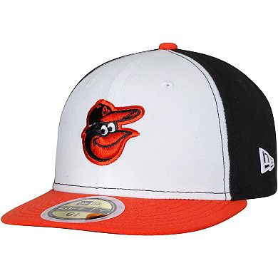 Youth New Era White/Orange Baltimore Orioles Authentic Collection On-Field Home 59FIFTY Fitted Hat