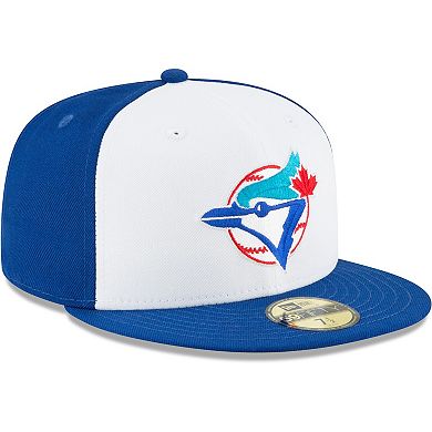 Men's New Era White Toronto Blue Jays Cooperstown Collection Wool 59FIFTY Fitted Hat