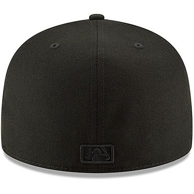 Men's New Era Black Toronto Blue Jays Primary Logo Basic 59FIFTY Fitted Hat