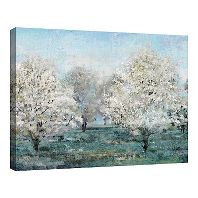 Fine Art Canvas 'Flowering Trees' Canvas Wall Art