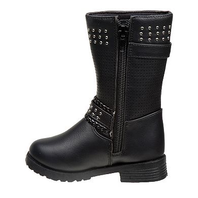 Rugged Bear Studded Toddler Girls' Winter Boots