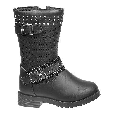 Rugged Bear Studded Toddler Girls' Winter Boots