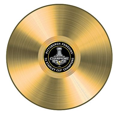 Pittsburgh Penguins Stanley Cup Champion Gold Record