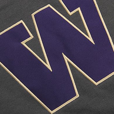 Youth Stadium Athletic Charcoal Washington Huskies Big Logo Pullover Hoodie