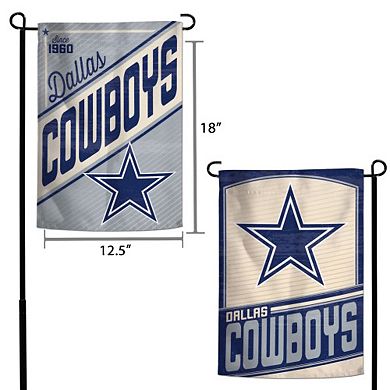 WinCraft Dallas Cowboys 12" x 18" Retro Two-Sided Garden Flag