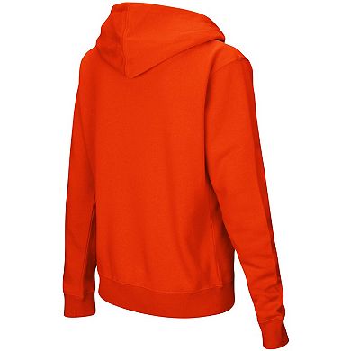 Women's Orange Clemson Tigers Big Logo Pullover Sweatshirt