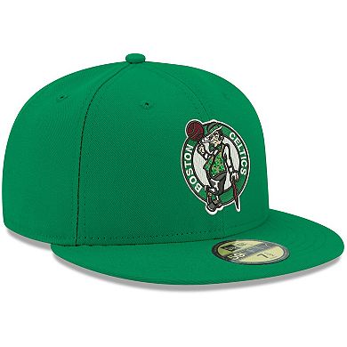 Men's New Era Kelly Green Boston Celtics Official Team Color 59FIFTY Fitted Hat