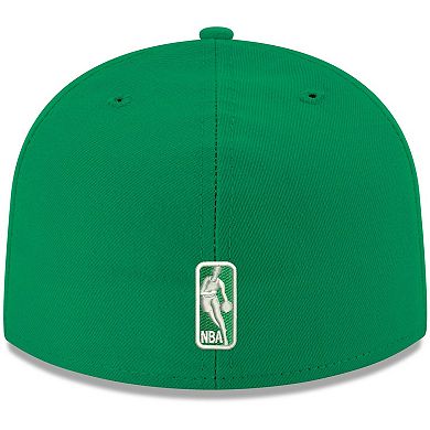 Men's New Era Kelly Green Boston Celtics Official Team Color 59FIFTY Fitted Hat