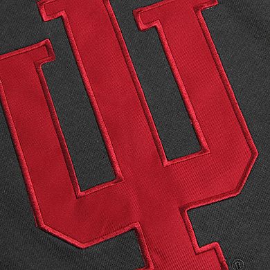 Youth Stadium Athletic Charcoal Indiana Hoosiers Big Logo Pullover Hoodie