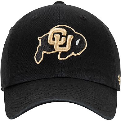 Men's '47 Black Colorado Buffaloes Clean Up Adjustable Hat