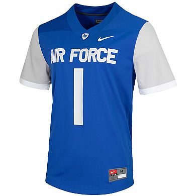 Men's Nike #1 Royal Air Force Falcons Untouchable Game Jersey