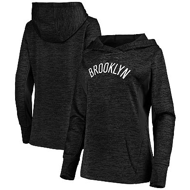 Women's Fanatics Branded Black Brooklyn Nets Showtime Done Better Pullover Hoodie